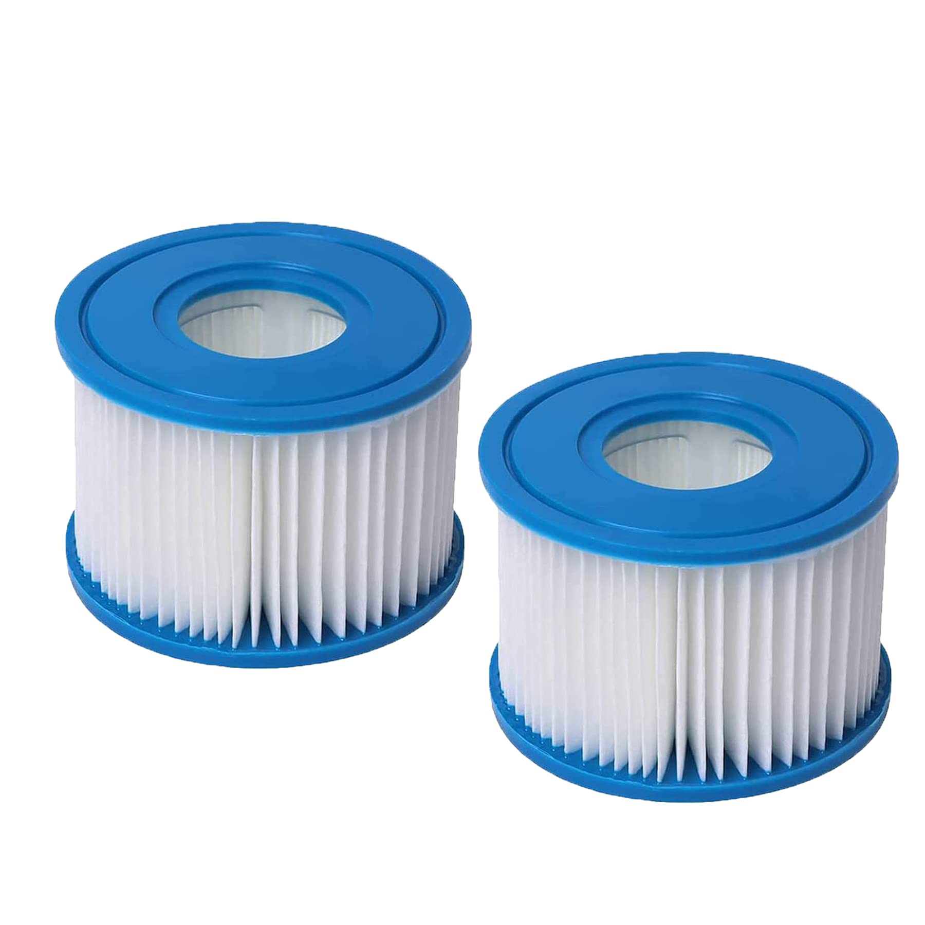 EXSUPRO Type D Pool Filter Replacement Cartridge - 2 Pack | Compatible with Hot Tubs, Spas & Swimming Pool Pumps | High-Performance Filtration for Cleaner Water | Perfect for Backyard, Resort & Commercial Pool Maintenance