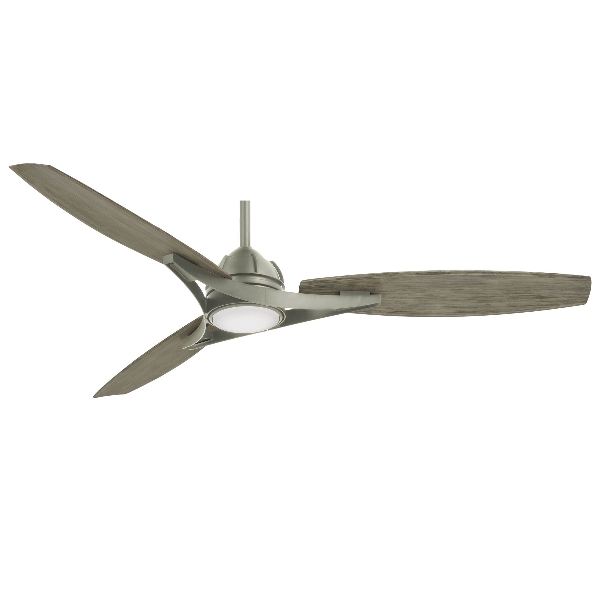 Minka-Aire F742L-BNK Molino 65 Inch Modern Ceiling Fan with LED Light Kit in Burnished Nickel Finish - Perfect for Living Room, Bedroom, and Outdoor Covered Patios