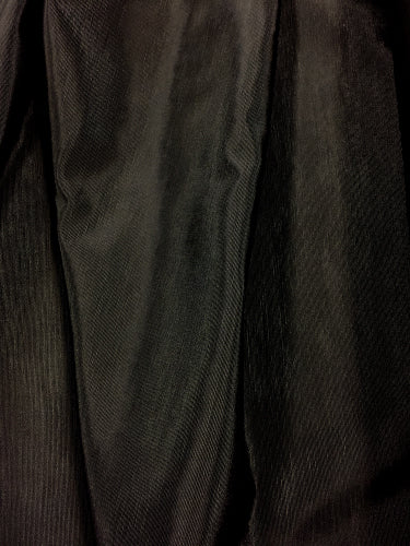 50 Inch Wide Black Bengaline Fabric - Perfect for Upholstery, Curtains & Home Decor Projects
