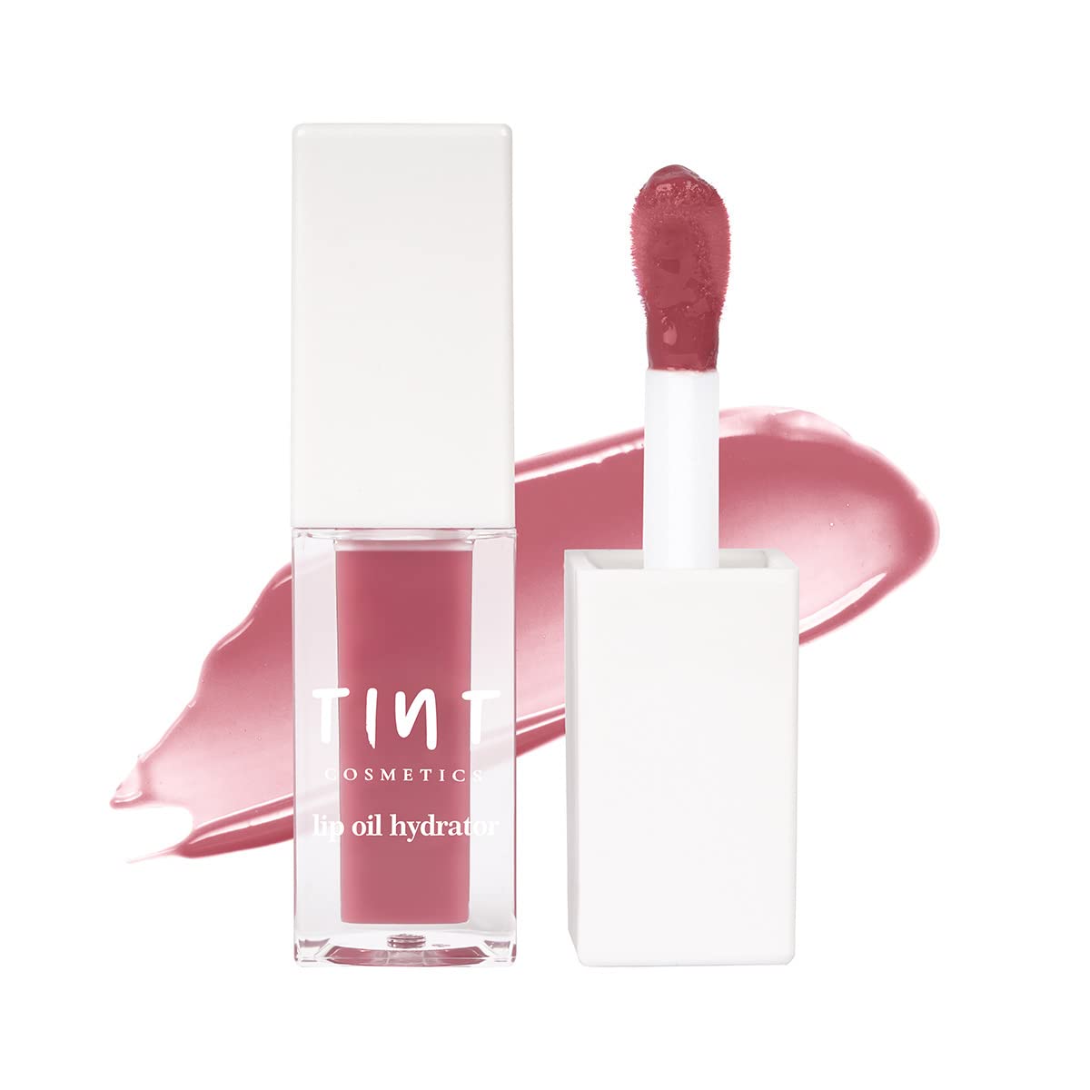 Tint Cosmetics Light Pink Lip Oil - Hydrating & Nourishing Treatment for Dry, Chapped Lips | Soft Natural Finish | Non-Sticky, Lightweight Formula | FDA Approved 6ml Lip Care | Perfect for Everyday Wear, Date Night & Makeup Looks