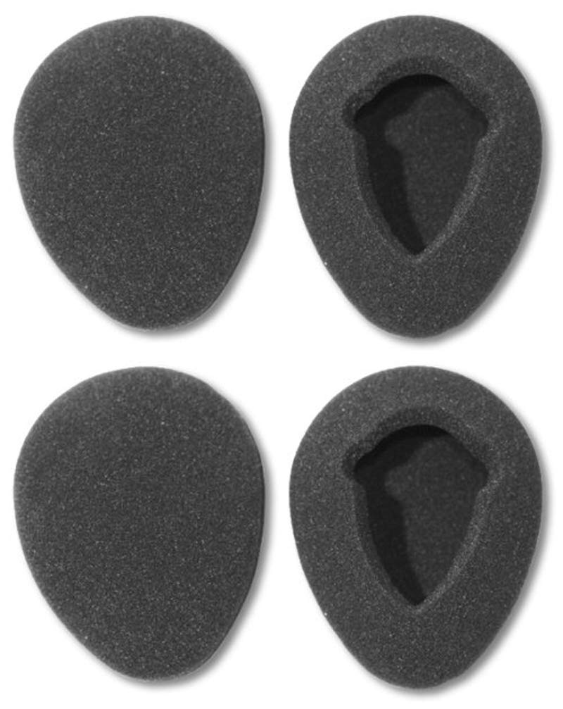 2 Pairs of 80mm Memory Foam Replacement Earpads for Infrared Wireless Headphones - Compatible with GM, Ford, Toyota, Nissan, Honda Car DVD Entertainment Systems - Perfect for Long Road Trips and In-Car Movie Watching