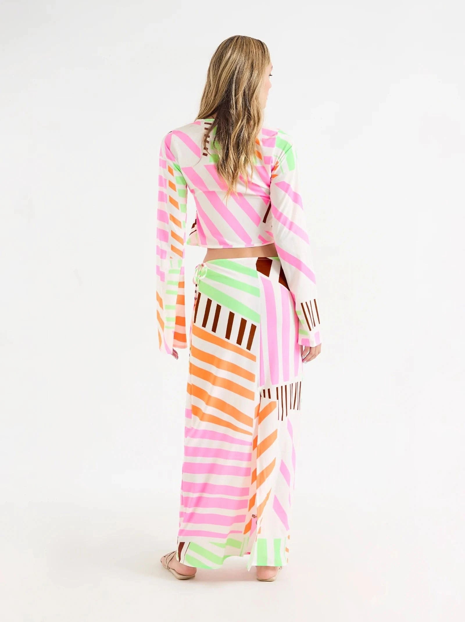 Zen-Inspired Long Skirt for Women - Boho Maxi Skirt with Flowy Comfort - Perfect for Yoga, Meditation, and Casual Wear