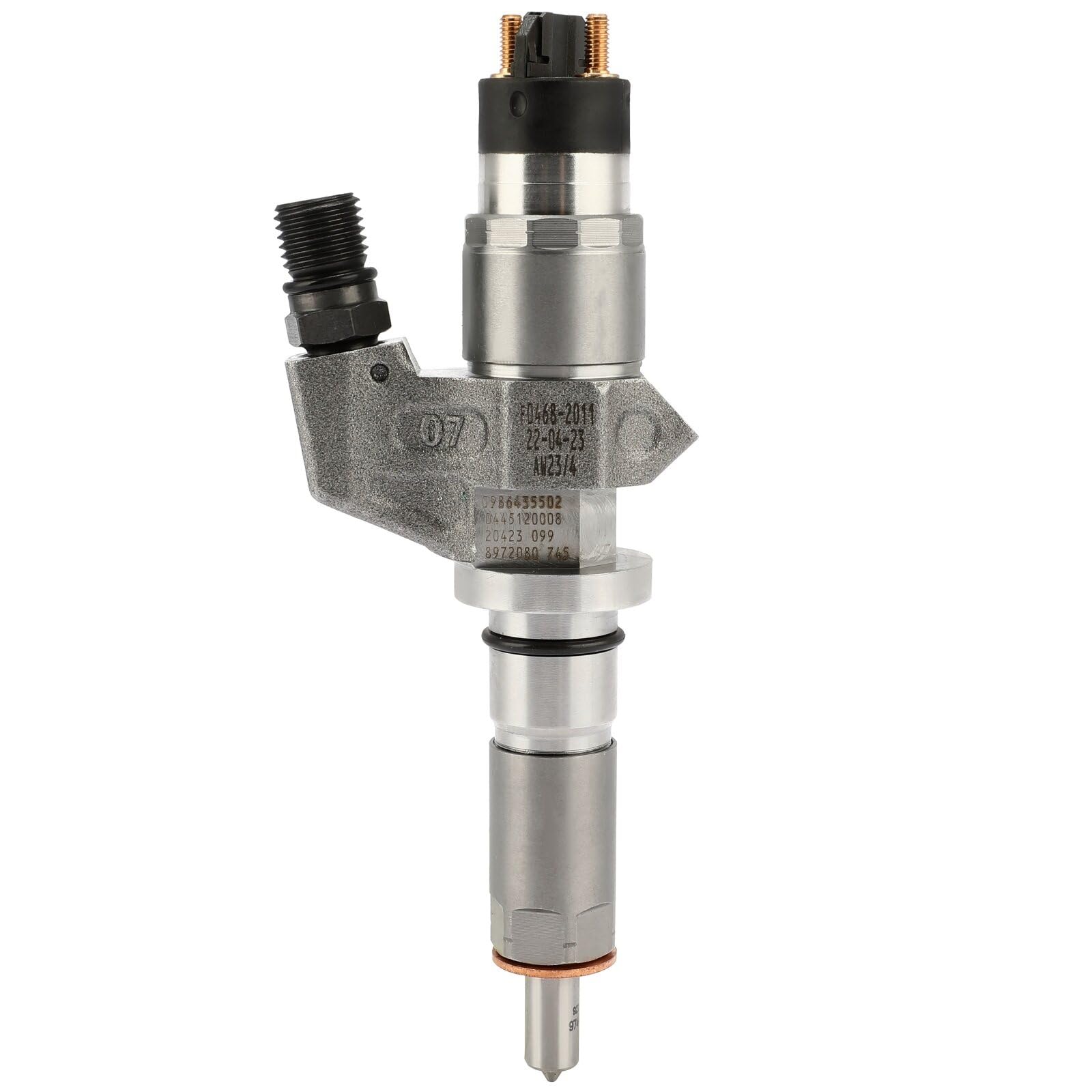1Pcs ANGLEWIDE 0445120008 Fuel Injectors Set - Compatible with 2003-2004 Chevrolet C4500 Kodiak 6.6L, 2003 Chevrolet C5500 Kodiak 6.6L, 2001-2004 GMC Sierra 3500 - 1 Hole Design - Improves Engine Performance & Fuel Efficiency for Heavy-Duty Trucks