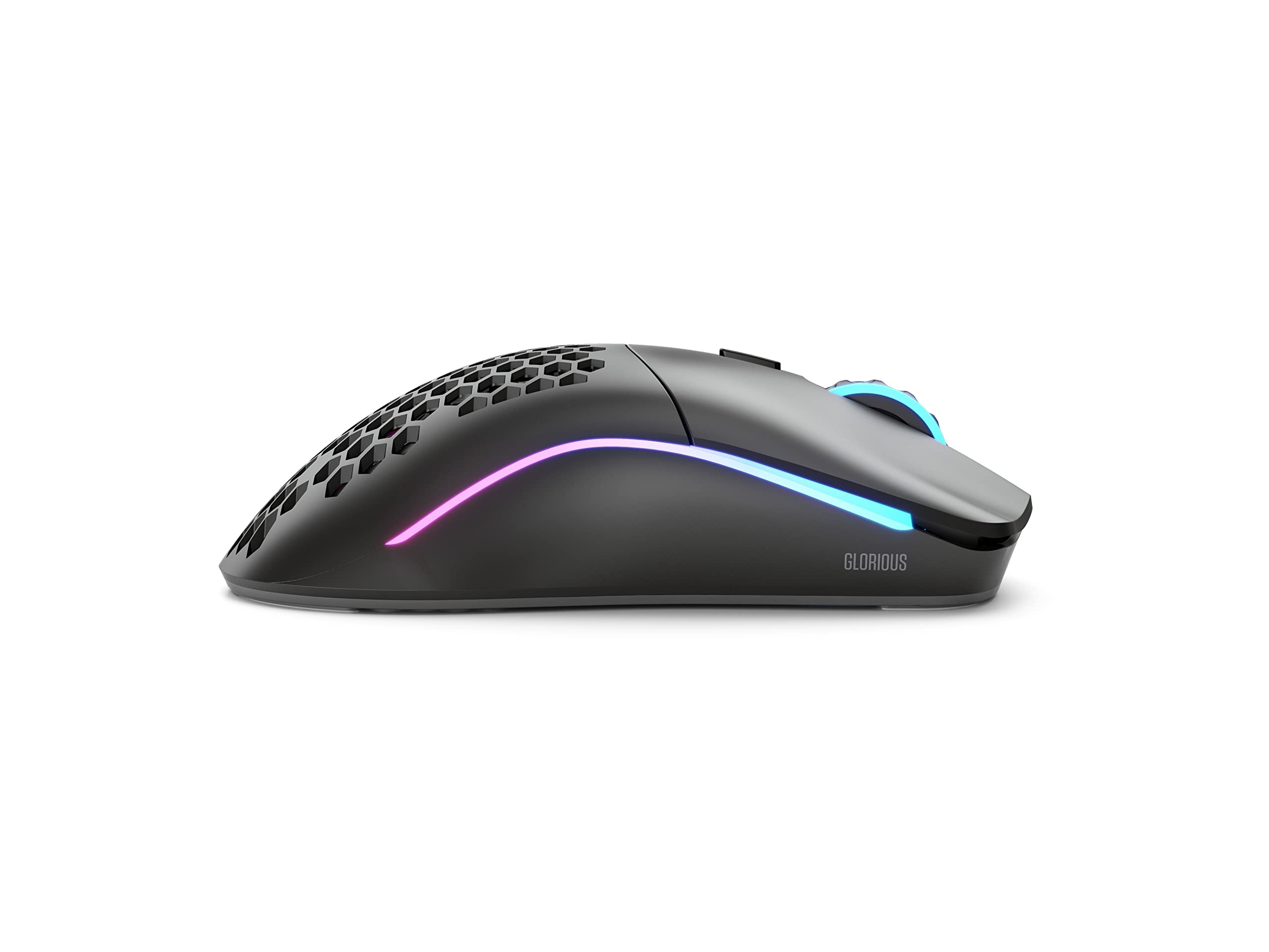 Glorious Model O Wireless RGB Gaming Mouse - Matte Black (Renewed) | Lightweight Honeycomb Design | 71g Ultra-Light | 19,000 DPI | for PC Gaming, Esports & Professional Use