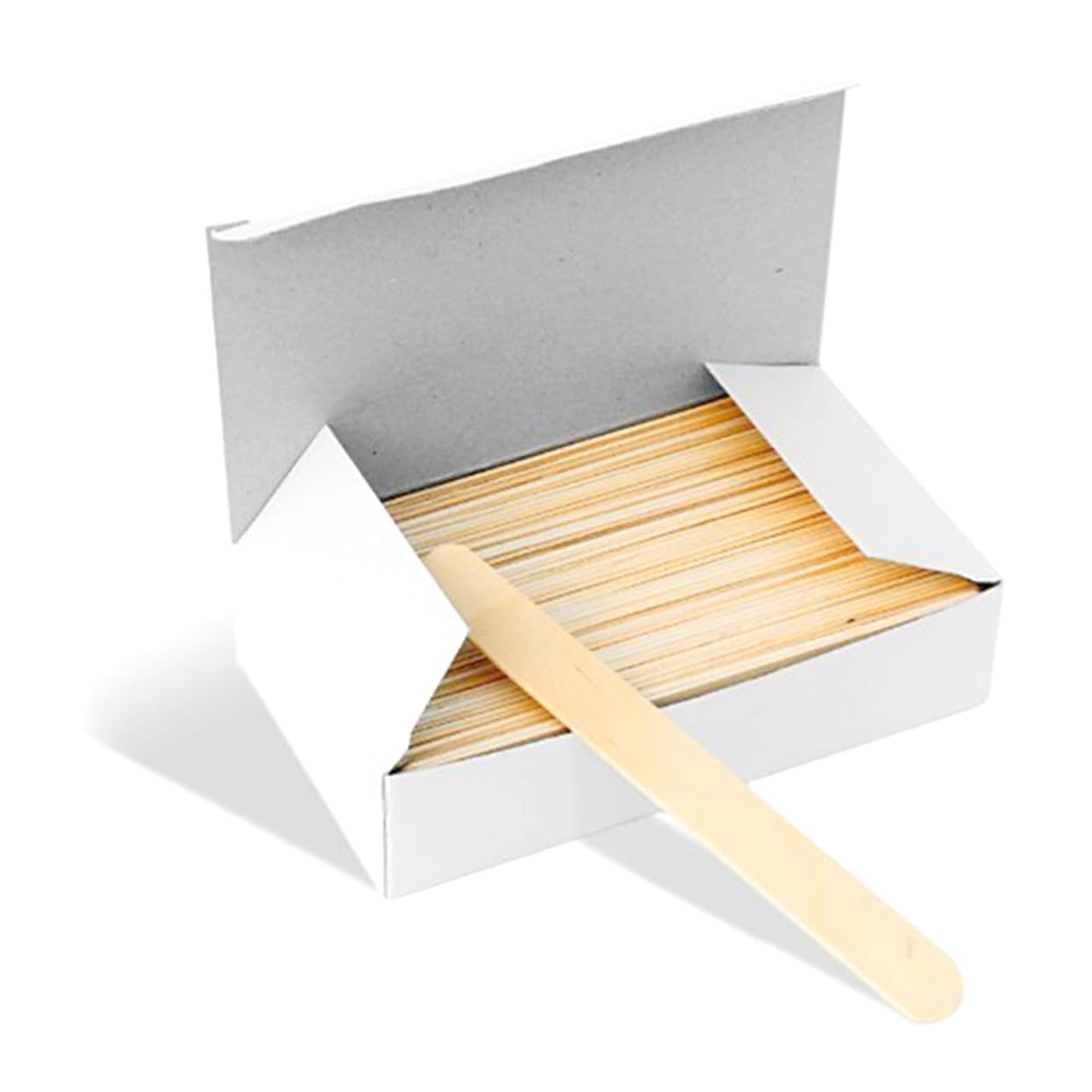 Healeved 100pcs Wooden Waxing Spatulas - Professional Wax Applicator Sticks for Eyebrow, Face & Body Hair Removal - At-Home & Salon Use