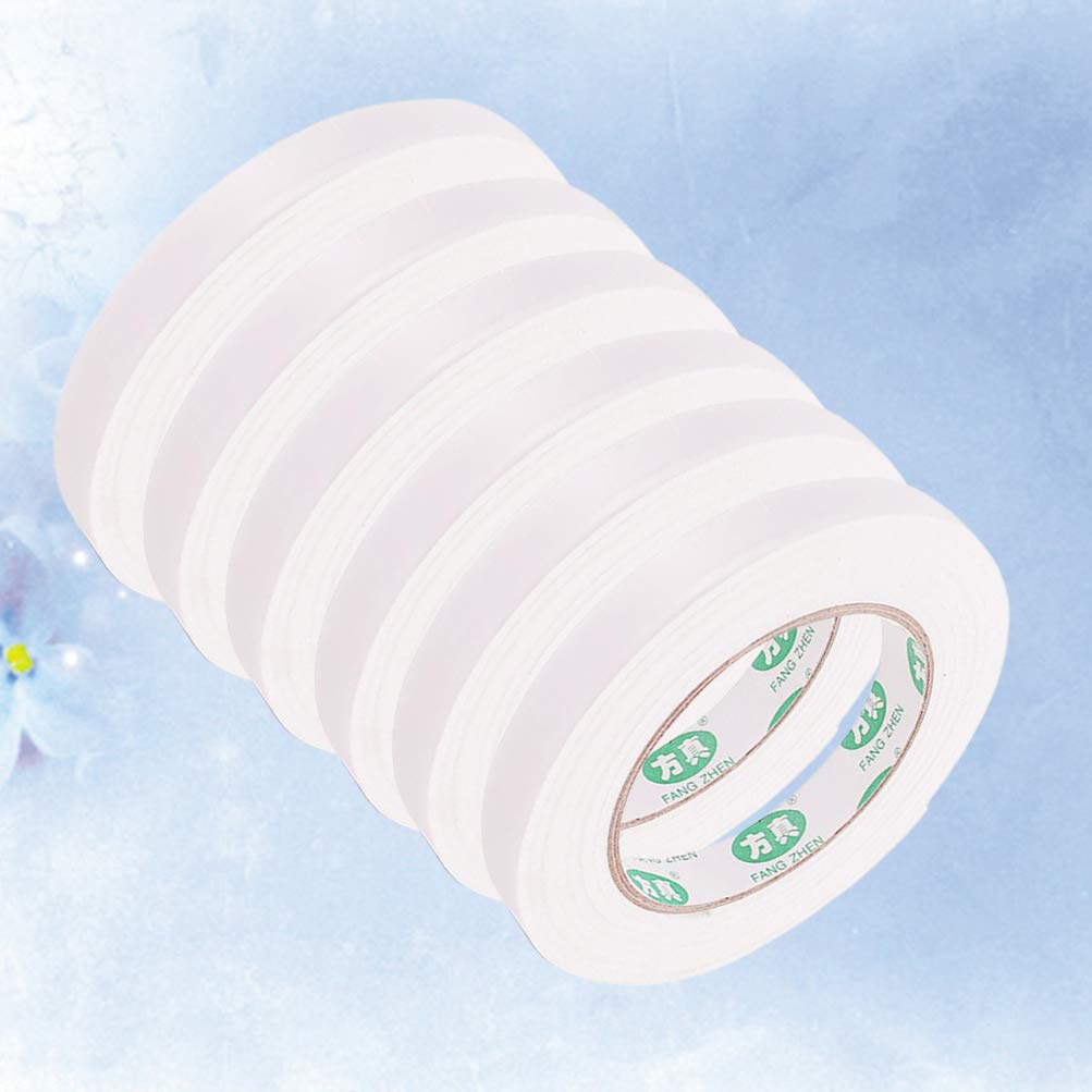 Double Sided Tape - 6 Rolls High Density Foam Tape with Strong Adhesive for Carpets, Home, Office, School, DIY Crafts & Window Sealing | Perfect for Mounting, Hanging Decorations & Weatherproofing