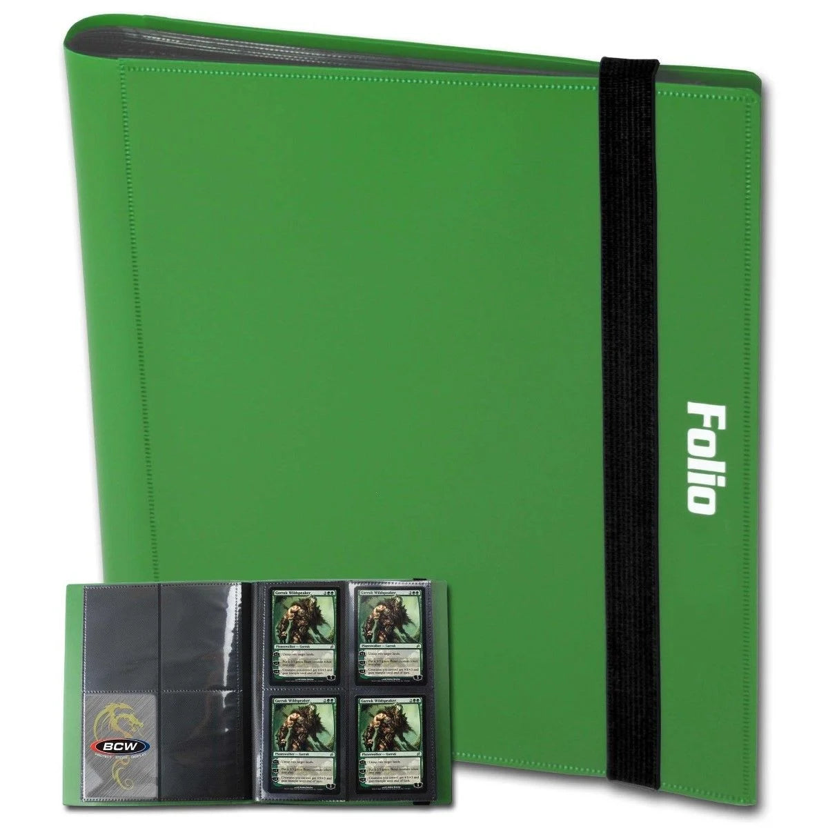 BCW 4-Pocket Trading Card Holder - Premium Card Protector for Sports, Gaming & Collectible Cards - Perfect for Storage, Display & Organization
