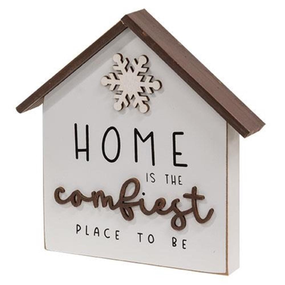 Cozy Snowflake Home Decor - Winter Themed Housewarming Gift for Holiday & Seasonal Decorations