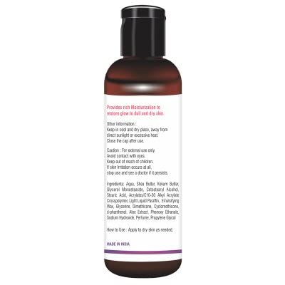 Best Natural Body Lotion for Dry Skin - Whitening & Moisturizing Cream for Women | Hydrates & Brightens Skin | 100ml | Perfect for Daily Use, Night Care & Winter Skin Protection