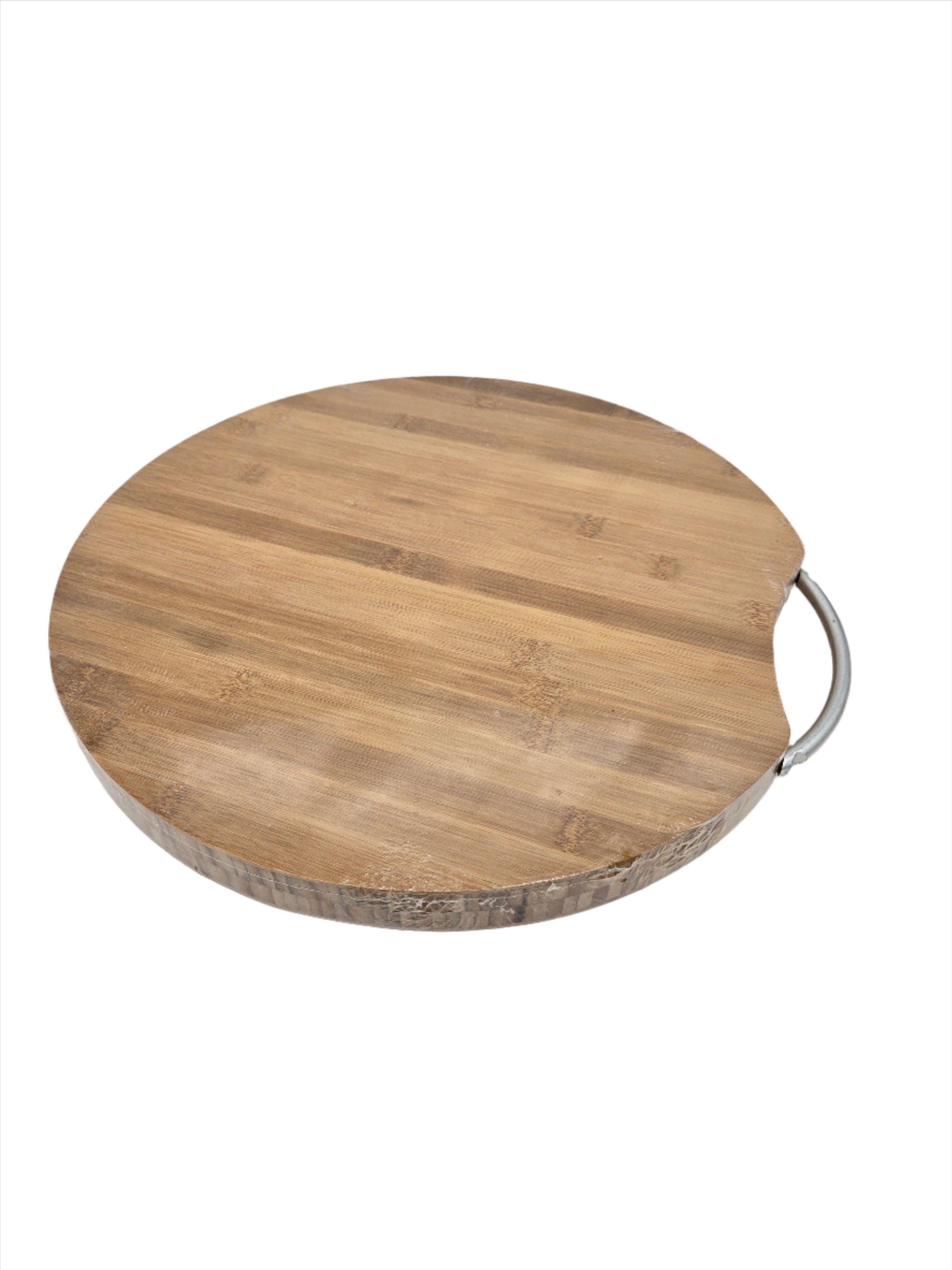 14.25x1.25 Inch Round Cutting Board - Premium Wooden Chopping Board for Kitchen, Butcher Block for Meat, Vegetables, Fruits - Perfect for Home Cooking & Professional Chefs