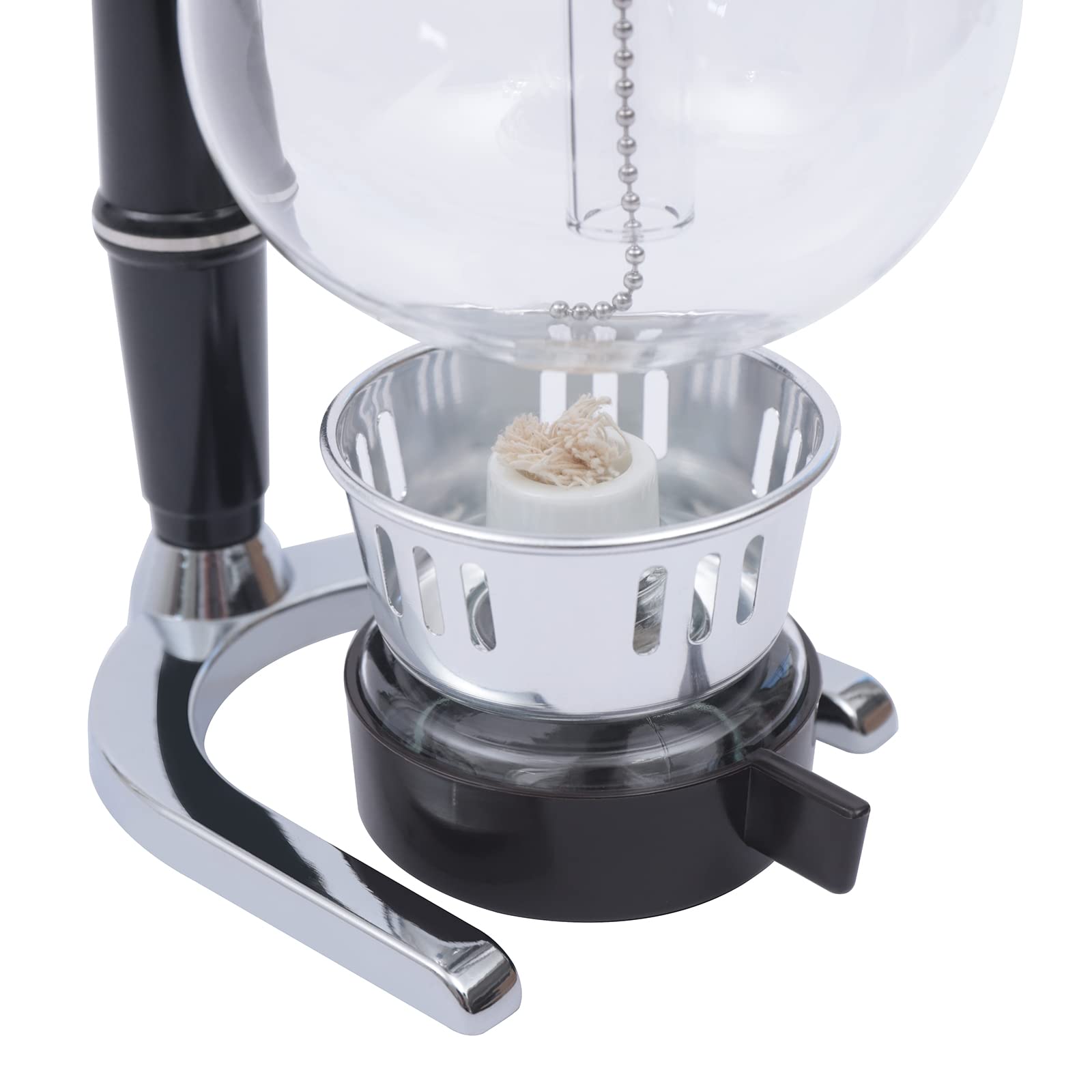Premium 500ml Siphon Coffee Maker - Clear Glass Tabletop Syphon Brewer with Anti-Scalding Handle & Easy Cleaning | Perfect for Home, Coffee Shops, Offices & Specialty Brewing Enthusiasts