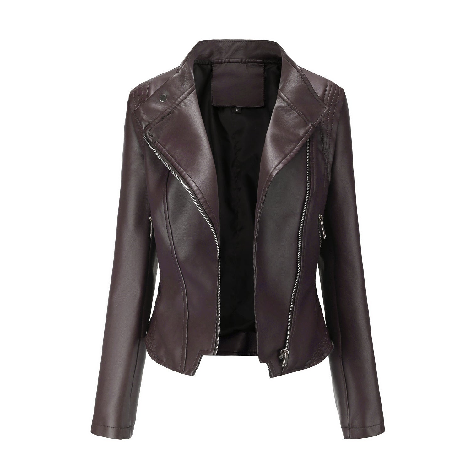 Women's Vegan Leather Jacket - Slim Fit Faux Leather Coat for Women | Perfect for Fall, Winter & Stylish Outfits