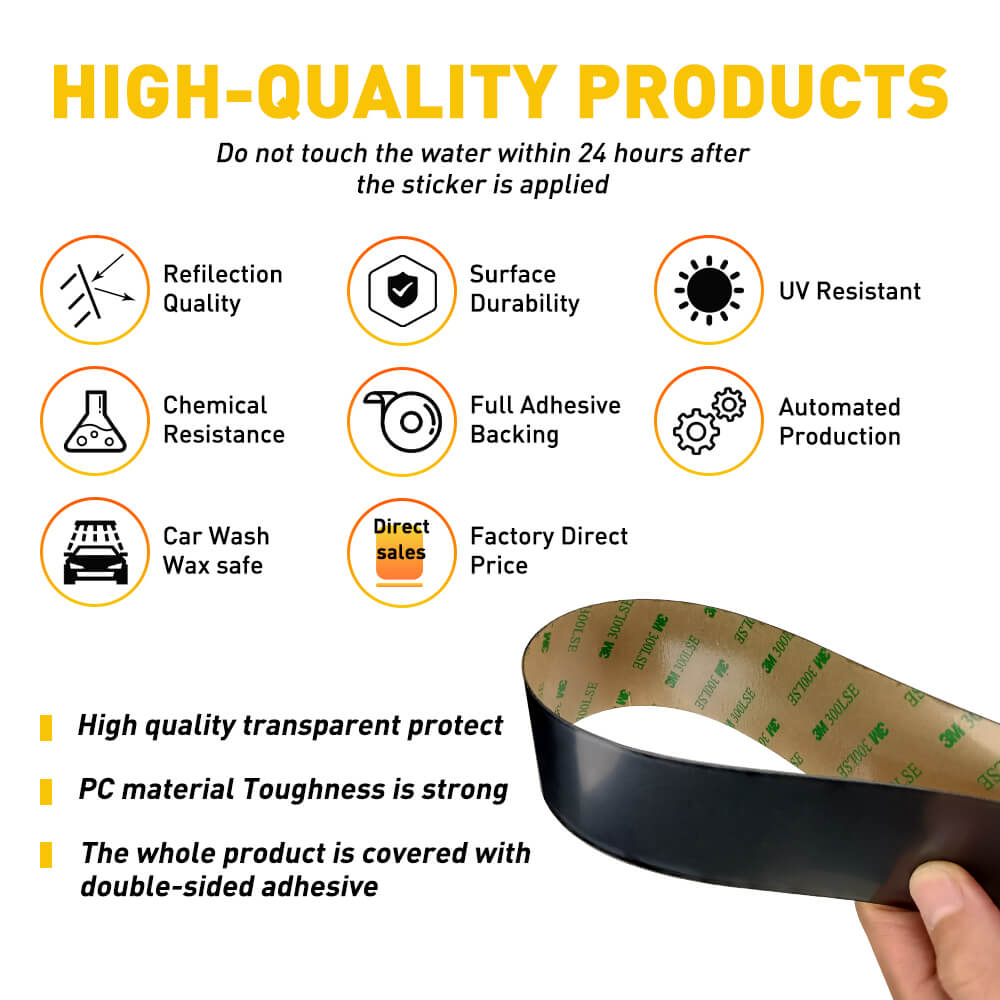 2007-2011 Honda CRV Door Window B Pillar Post Trim Set (6-Piece) - Interior Car Accessories for Enhanced Style & Protection | Perfect for Auto Detailing & Vehicle Customization