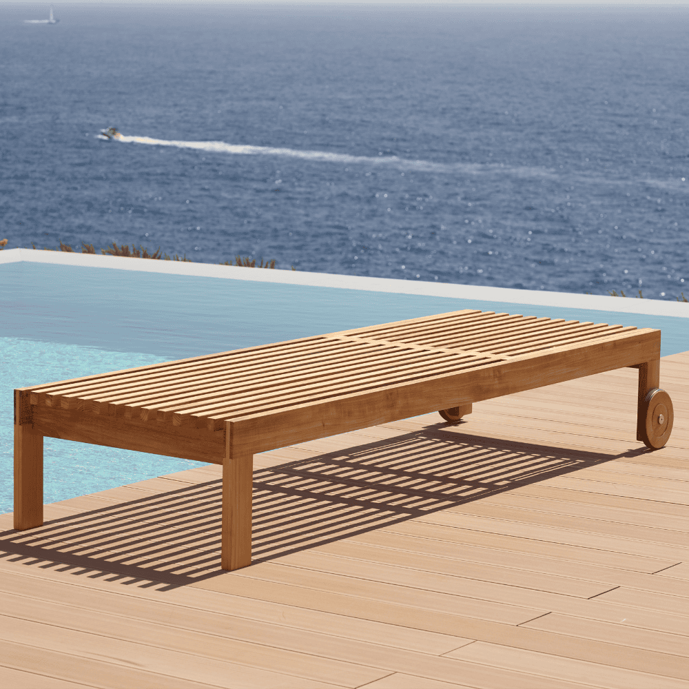 Premium Outdoor Sunbed Lounge Chair - Waterproof & UV Resistant for Patio, Poolside, Beach Relaxation | Perfect for Sunbathing, Lounging & Outdoor Leisure Activities