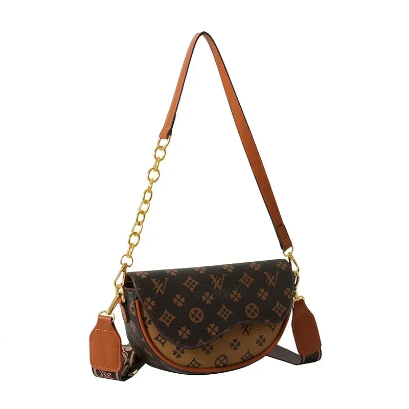 Luxury Designer Crossbody Shoulder Bag for Women - 20x14x8cm Travel Tote & Clutch Purse - Perfect for Daily Use, Office, Parties, and Travel Accessories