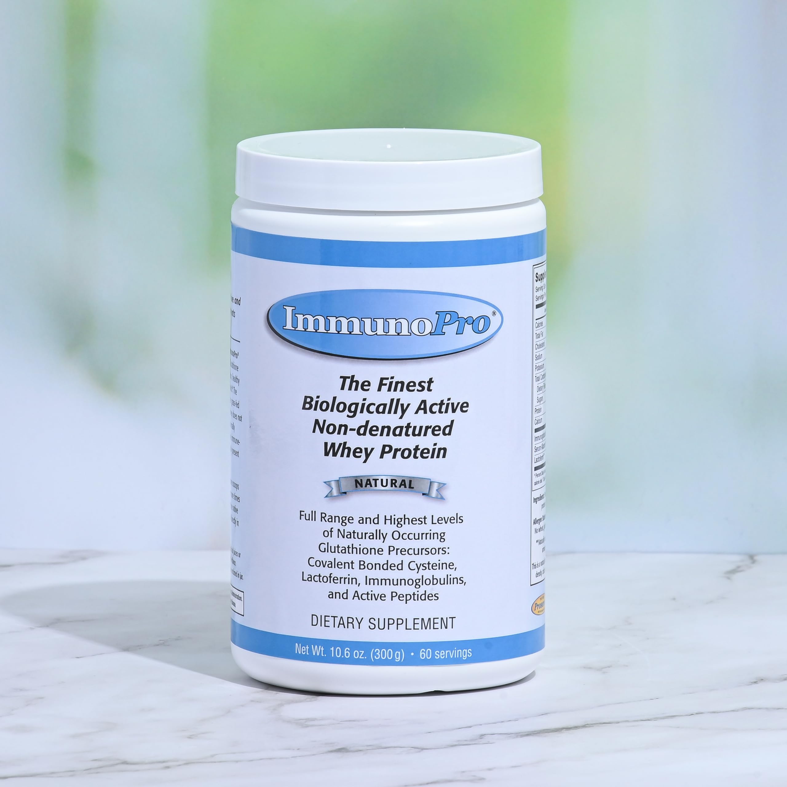 ImmunoPro Grass-Fed Whey Protein Powder 300g - Unflavored, Non-GMO, Hormone-Free Protein Supplement for Immune Support | Pure Whey Protein Concentrate for Smoothies, Baking & Post-Workout Recovery