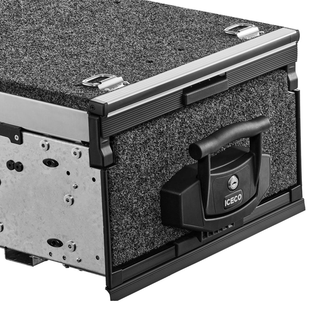 ICECO DS27 Drawer System Roller Drawer with Roller Floor - Heavy Duty Storage Solution for Camping, Overlanding & Outdoor Adventures