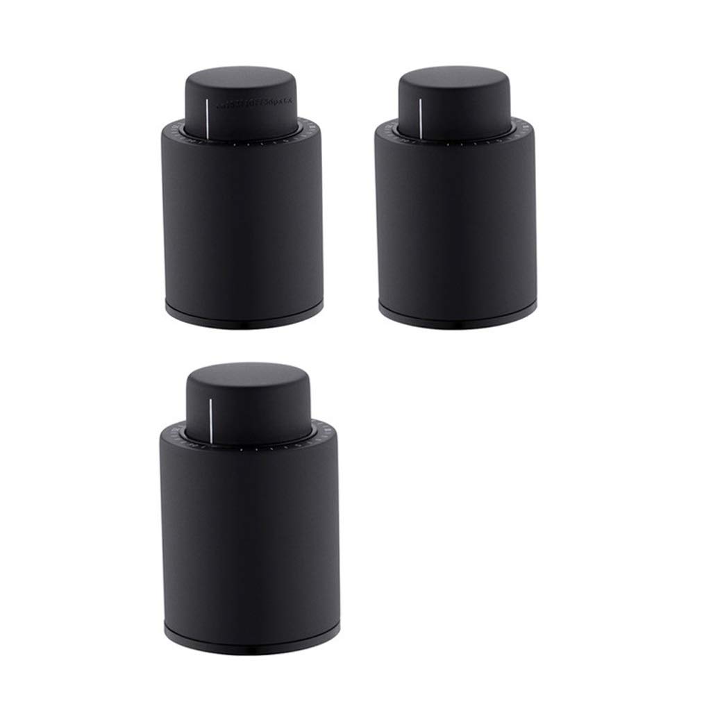Premium Vacuum Wine Stopper with Digital Scale - Electric Wine Preserver & Metal Corks for Freshness - Perfect for Home Bars, Parties & Wine Tasting Events