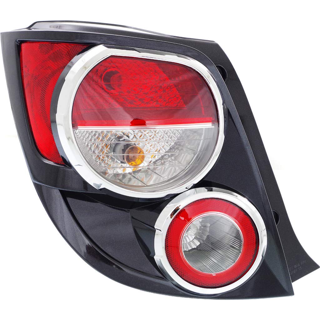 2012-2016 Chevy Sonic Left Driver Side Tail Light Assembly - CAPA Certified Replacement Part (GM2800252/42407868) for Hatchback Models | Perfect for Night Driving Safety & Vehicle Restoration Projects