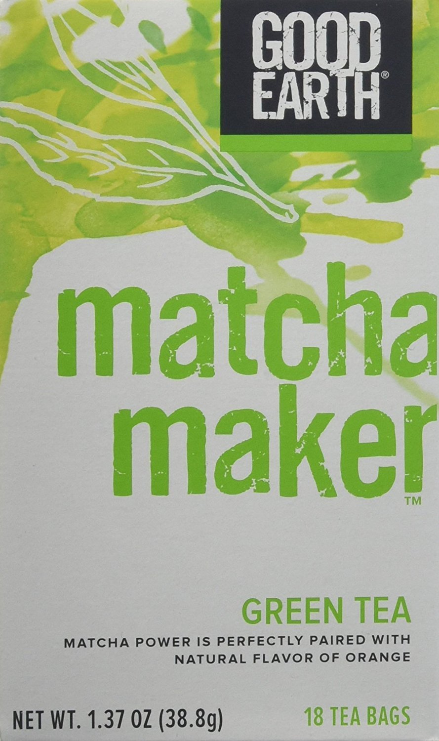 Organic Good Earth Matcha Green Tea Bags, 18 Count (Pack of 3) - Antioxidant Rich Japanese Green Tea Powder for Energy Boost & Relaxation - Perfect for Morning Rituals, Afternoon Pick-Me-Up or Evening Wind Down