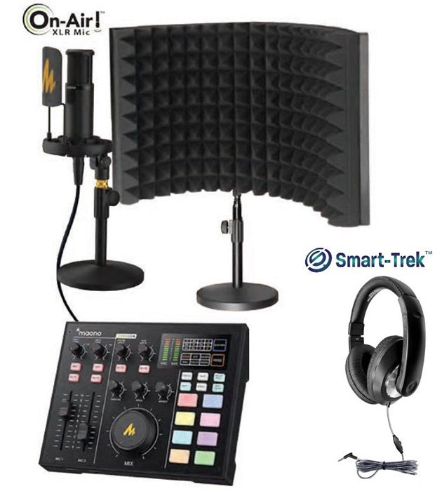Professional Media Production Content Creation Tool Kit #2 with XLR Microphone - Perfect for Podcasting, YouTube Videos & Live Streaming | HamiltonBuhl