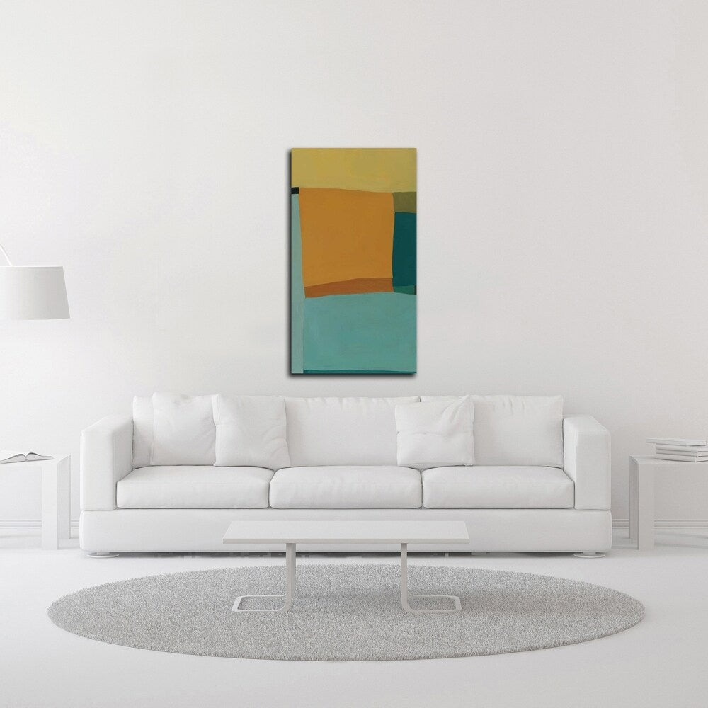 Tamar Zinn At the Beach II Canvas Wall Art Print - Ready to Hang Coastal Beach Decor for Living Room, Bedroom & Office