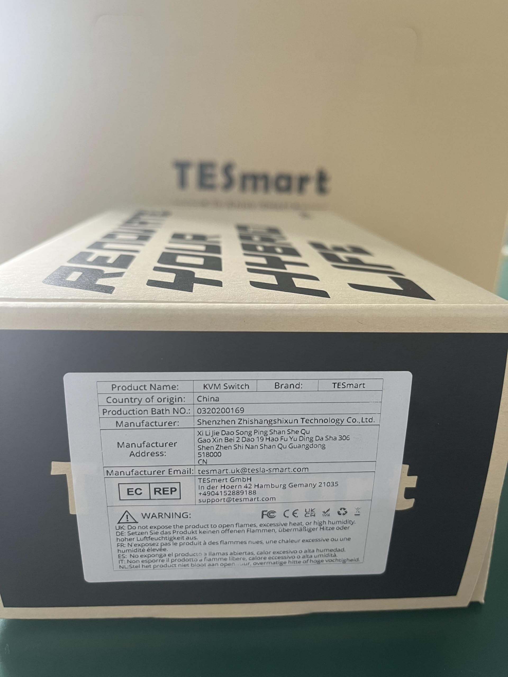 TESmart 1080P 60Hz Long Range USB VGA KVM Extender Over Cat5e/Cat6 Ethernet Cable (984ft/300m, Sender+Receiver) - Ideal for Remote Work, Data Centers & Multi-Computer Control