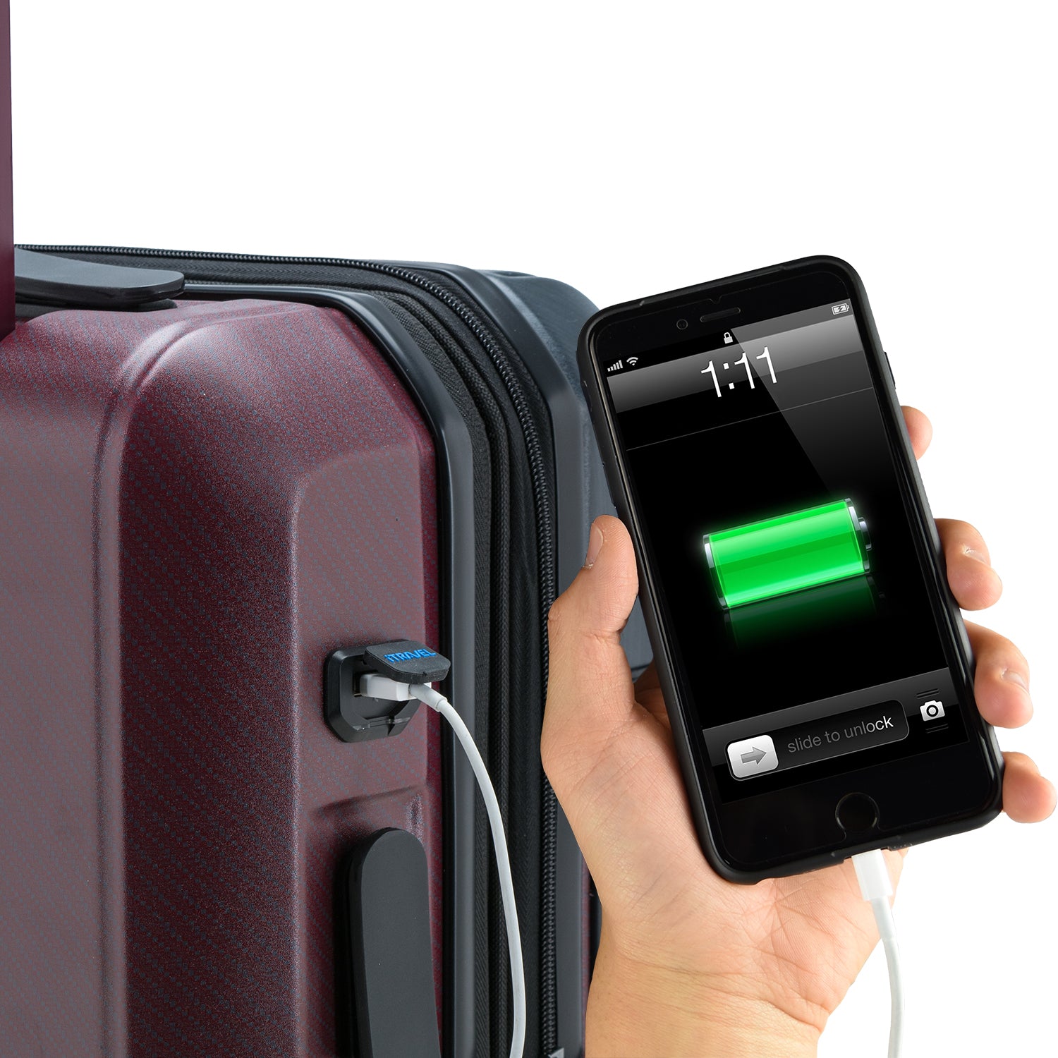 Vulkan 3-Piece Expandable Luggage Set with Spinner Wheels - Lightweight Durable Suitcase for Travel, Business Trips & Family Vacations