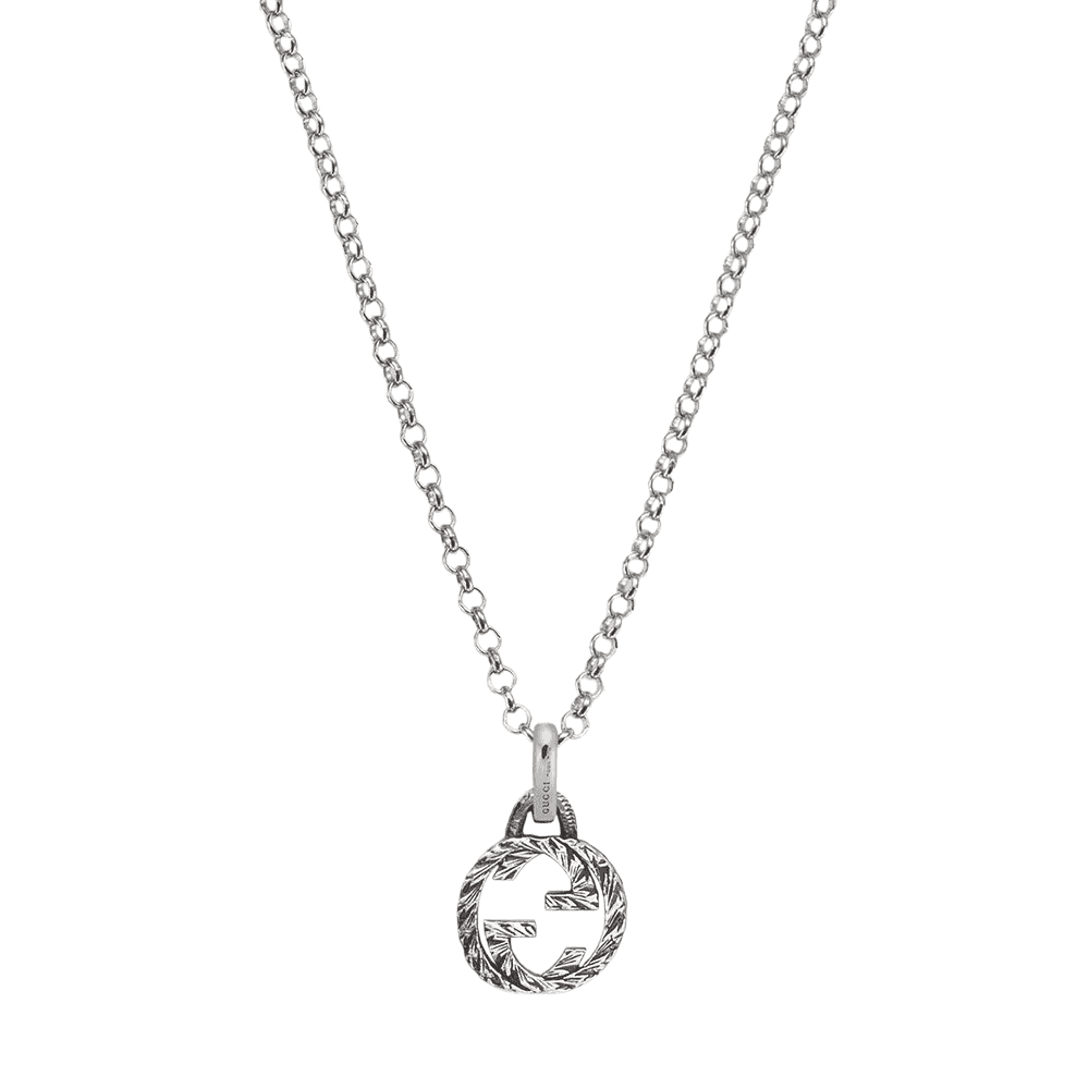 Gucci Interlocking G Logo Pendant Necklace for Women - 18K Gold Plated Chain, Luxury Fashion Jewelry Gift for Her - Perfect for Parties, Weddings & Special Occasions