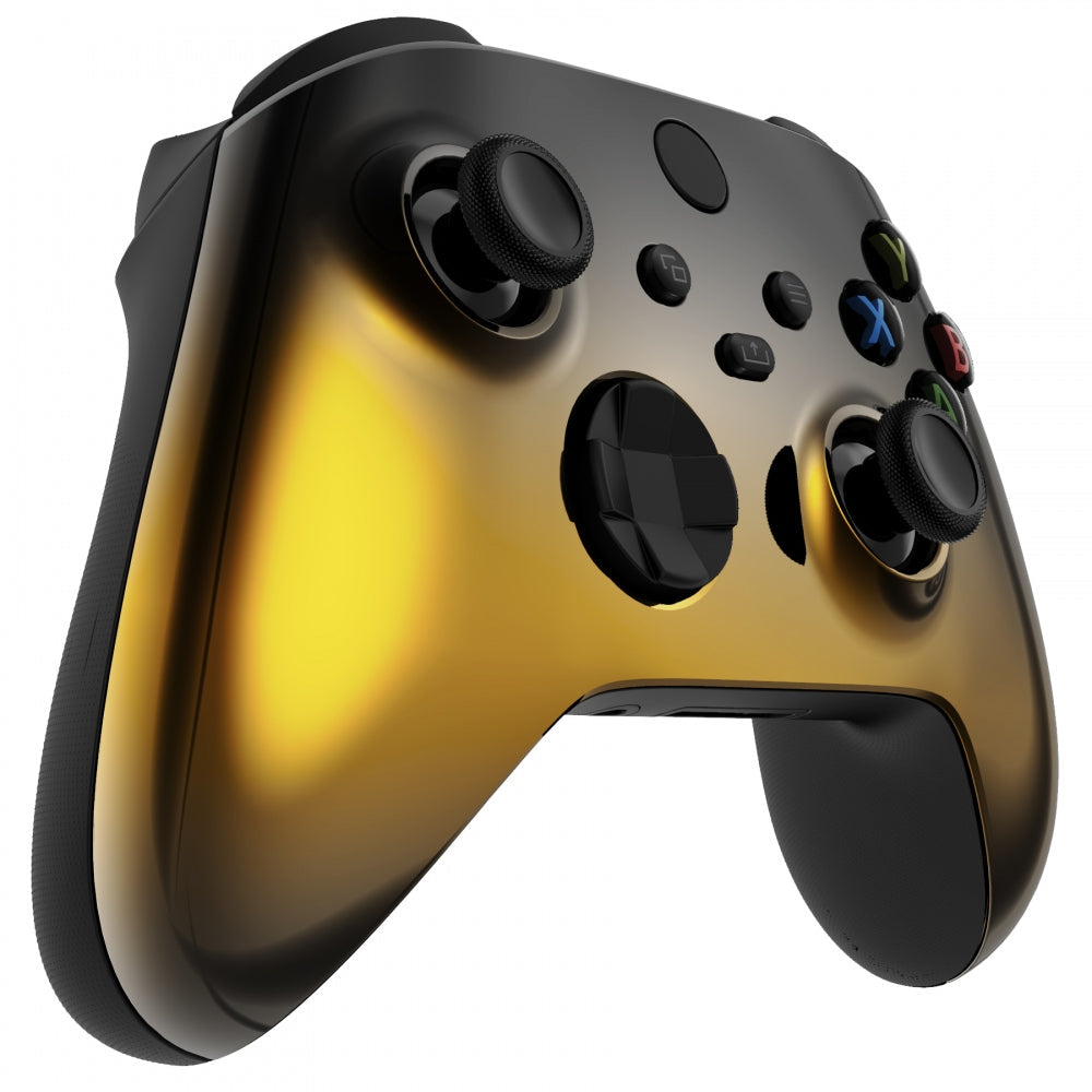 eXtremeRate Replacement Front Housing Shell for Xbox Series X & S Controller - Chrome, Black, Gold, Silver | Custom Gaming Controller Cover for Enhanced Grip & Style | Perfect for Competitive Gaming & Long Play Sessions