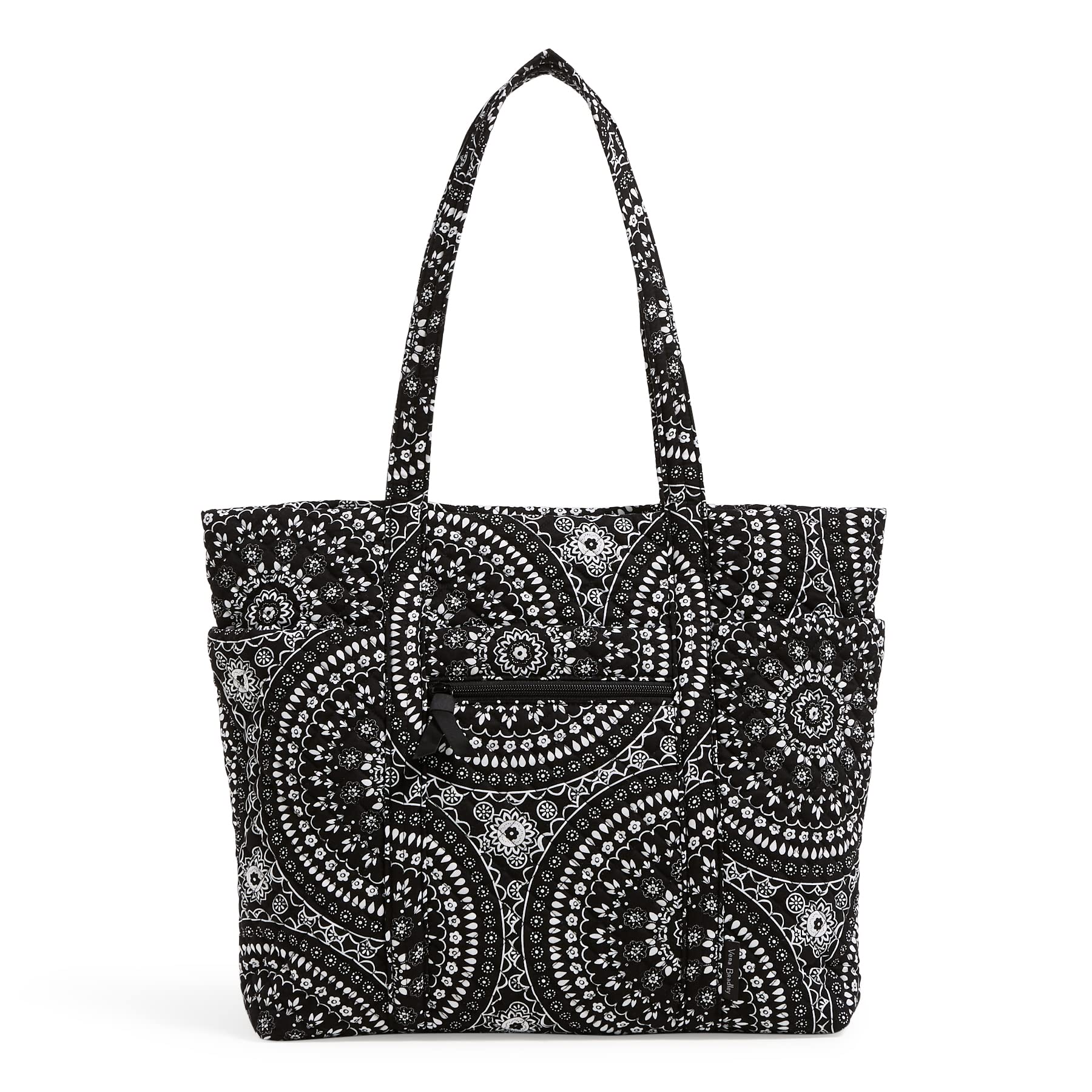 Vera Bradley Cotton Deluxe Vera Tote Bag - Stylish & Durable Women's Shoulder Bag for Work, Travel & Everyday Use