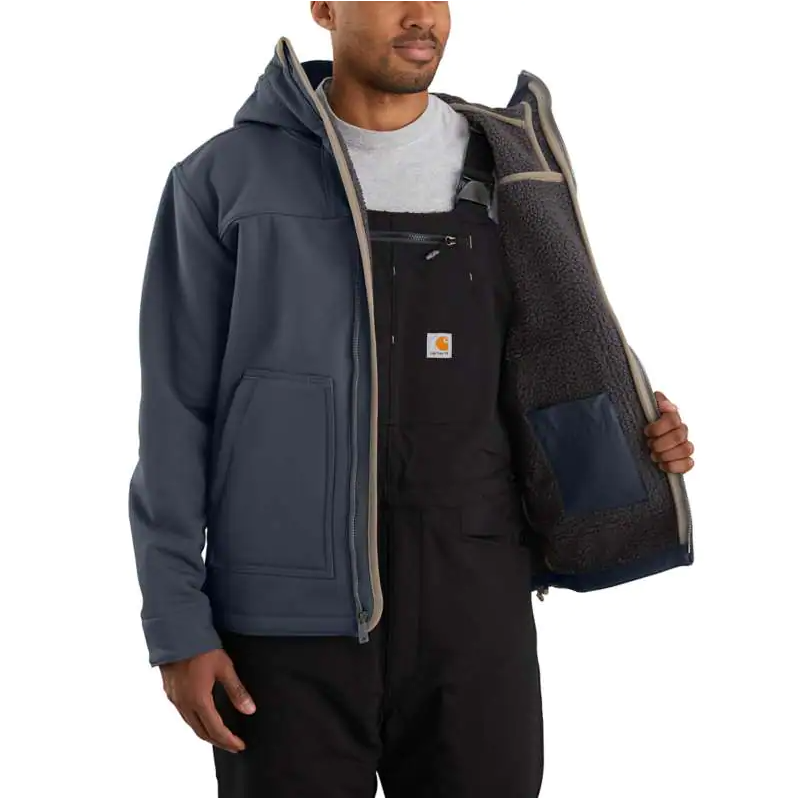 Carhartt Super Dux™ Sherpa Lined Active Jacket for Men - Water-Resistant Work Jacket with Fleece Lining for Outdoor Work & Cold Weather Protection