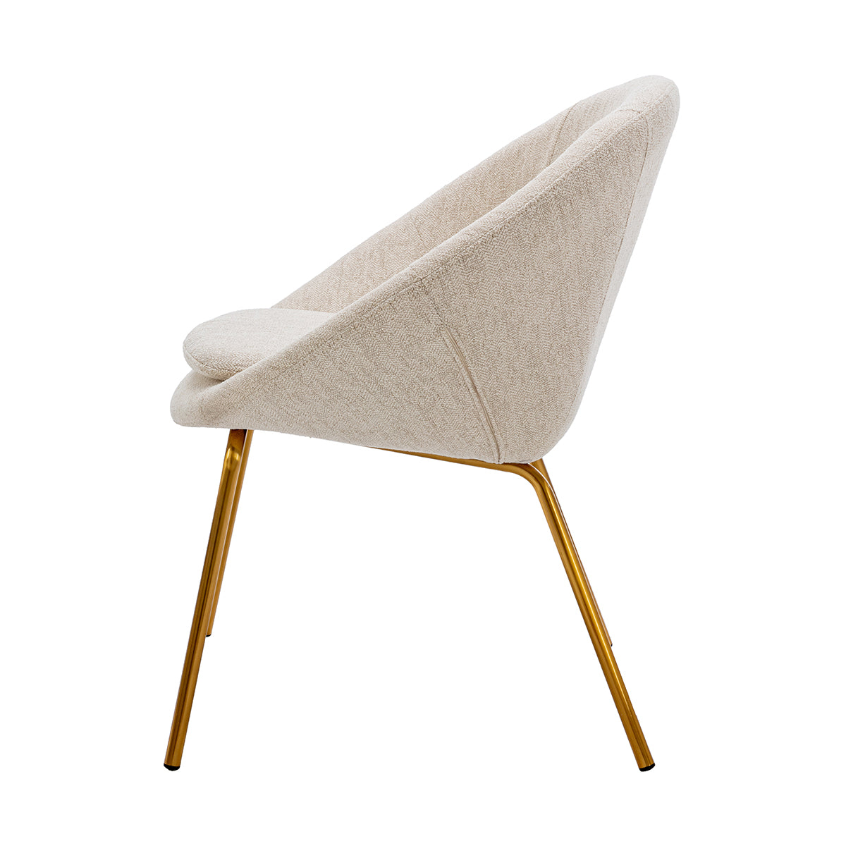 Premium Halo Fabric Lounge Chair - Modern Comfortable Accent Chair for Living Room, Bedroom & Office - Perfect for Relaxing, Reading & Lounging