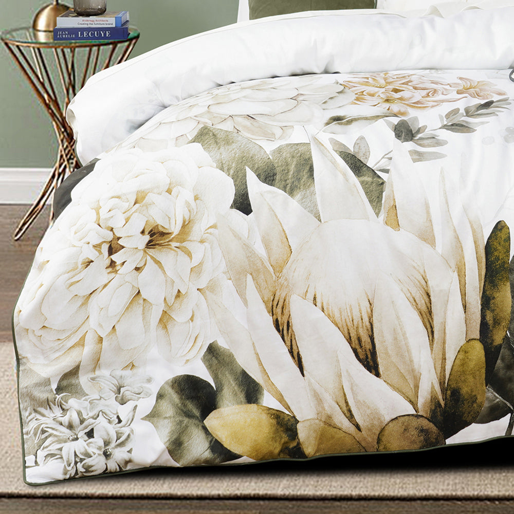 Premium Giselle White Quilt Cover Set - Super King Size Bedding with Soft Microfiber, Breathable & Wrinkle-Resistant - Perfect for Master Bedroom, Guest Room & Luxury Hotels
