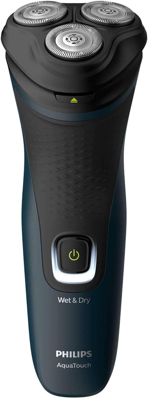 Philips Series 1000 Wet & Dry Electric Shaver for Men - ComfortCut Blades, 3D Flex Heads, 40 Min Cordless Shaving, 8H Charge (110V/220V) - Perfect for Travel & Daily Grooming