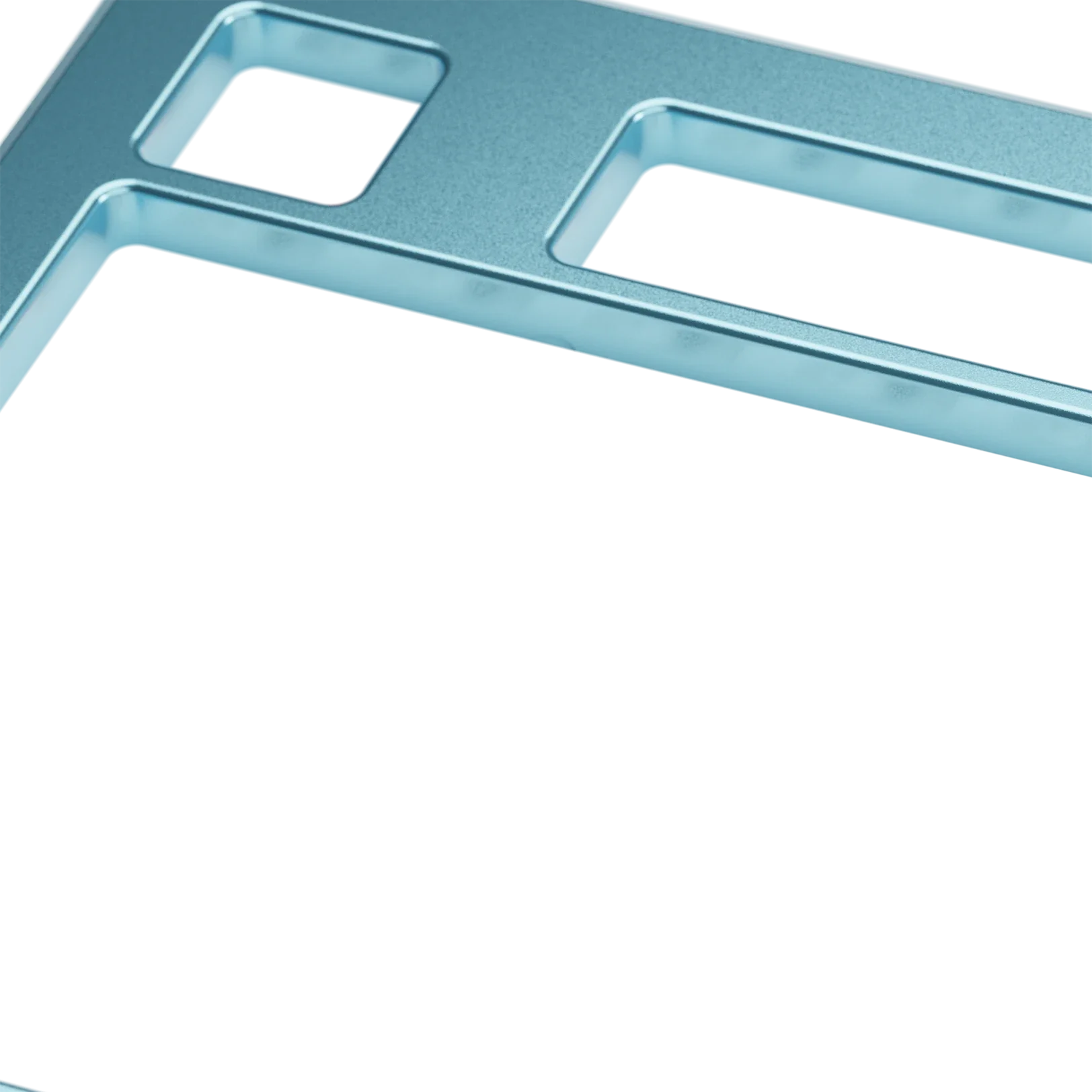 GMMK 3 Mechanical Keyboard Top Case - Premium Metal Frame in Arctic Blue (100% Layout) for Gaming, Typing & Office Work
