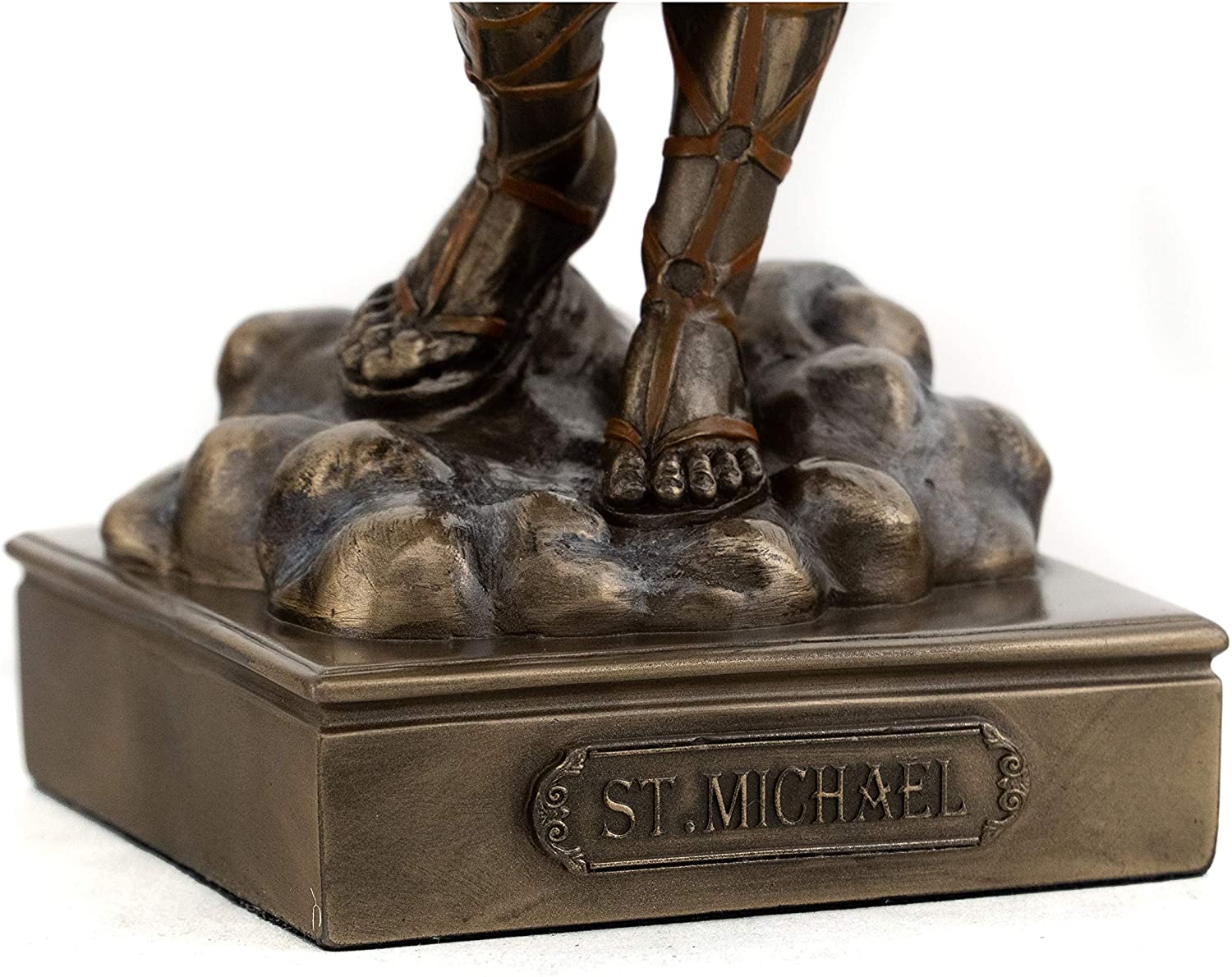 St. Michael the Archangel Statue - Religious Figurine for Home Altar, Prayer Space & Spiritual Decor