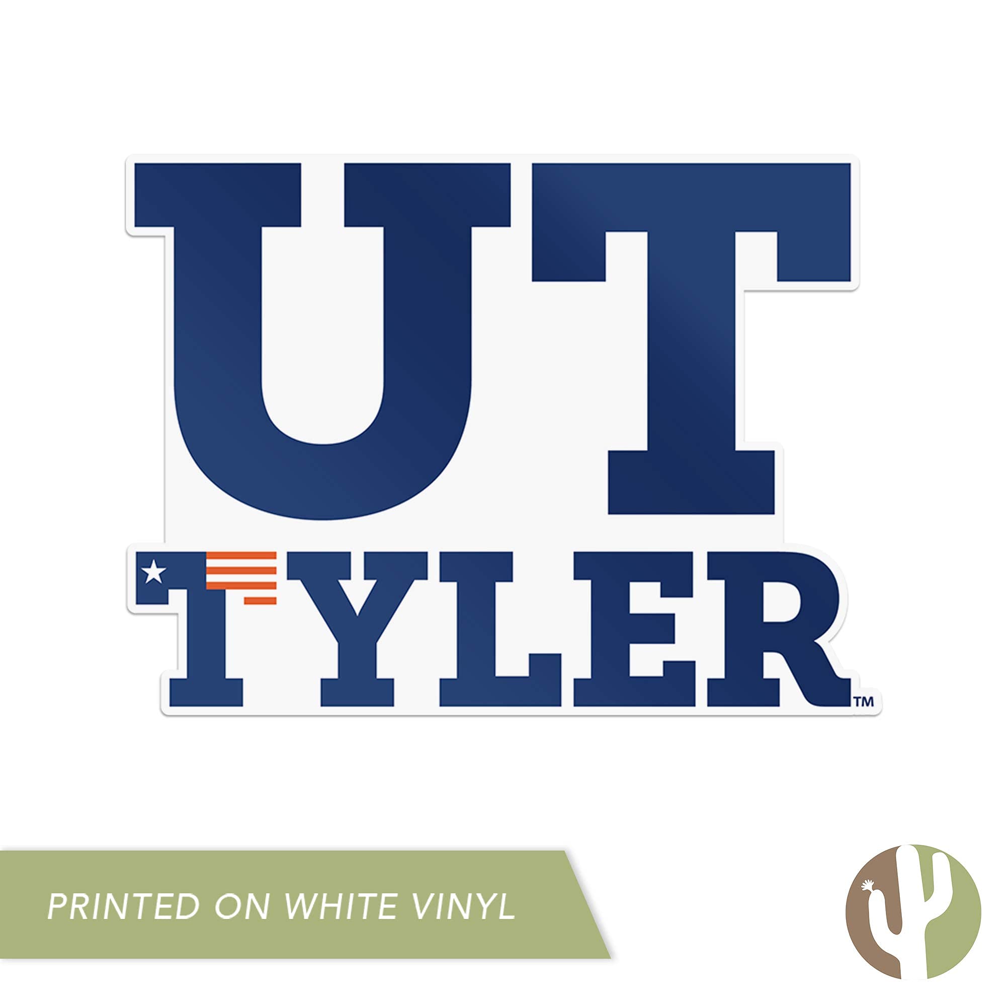 University of Texas at Tyler Patriots NCAA Vinyl Decal Sticker - Perfect for Laptop, Water Bottle, Car, Scrapbook & DIY Projects (00009A) - Show Your School Spirit Anywhere!