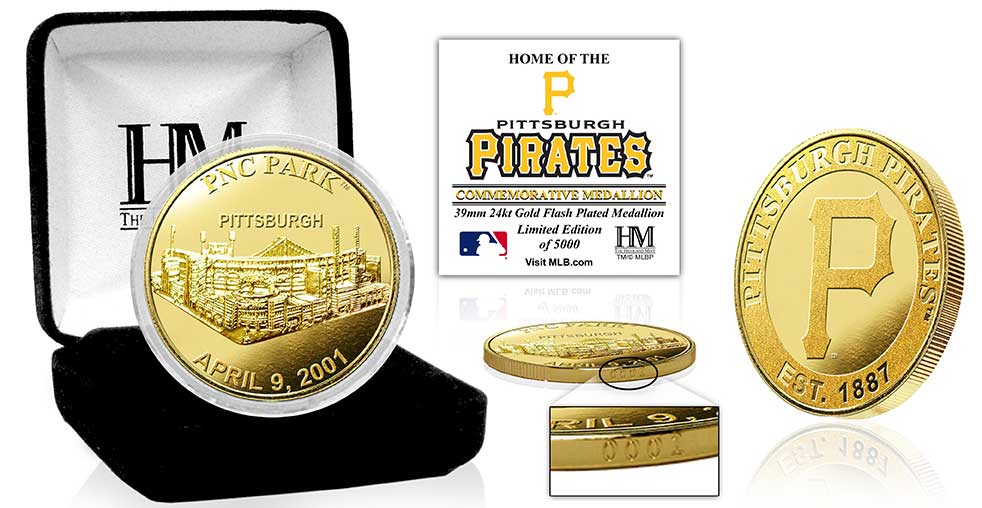 Pittsburgh Pirates MLB Commemorative Gold Mint Coin - Limited Edition Collectible for Baseball Fans - Perfect for Sports Memorabilia, Gifts & Display Cases