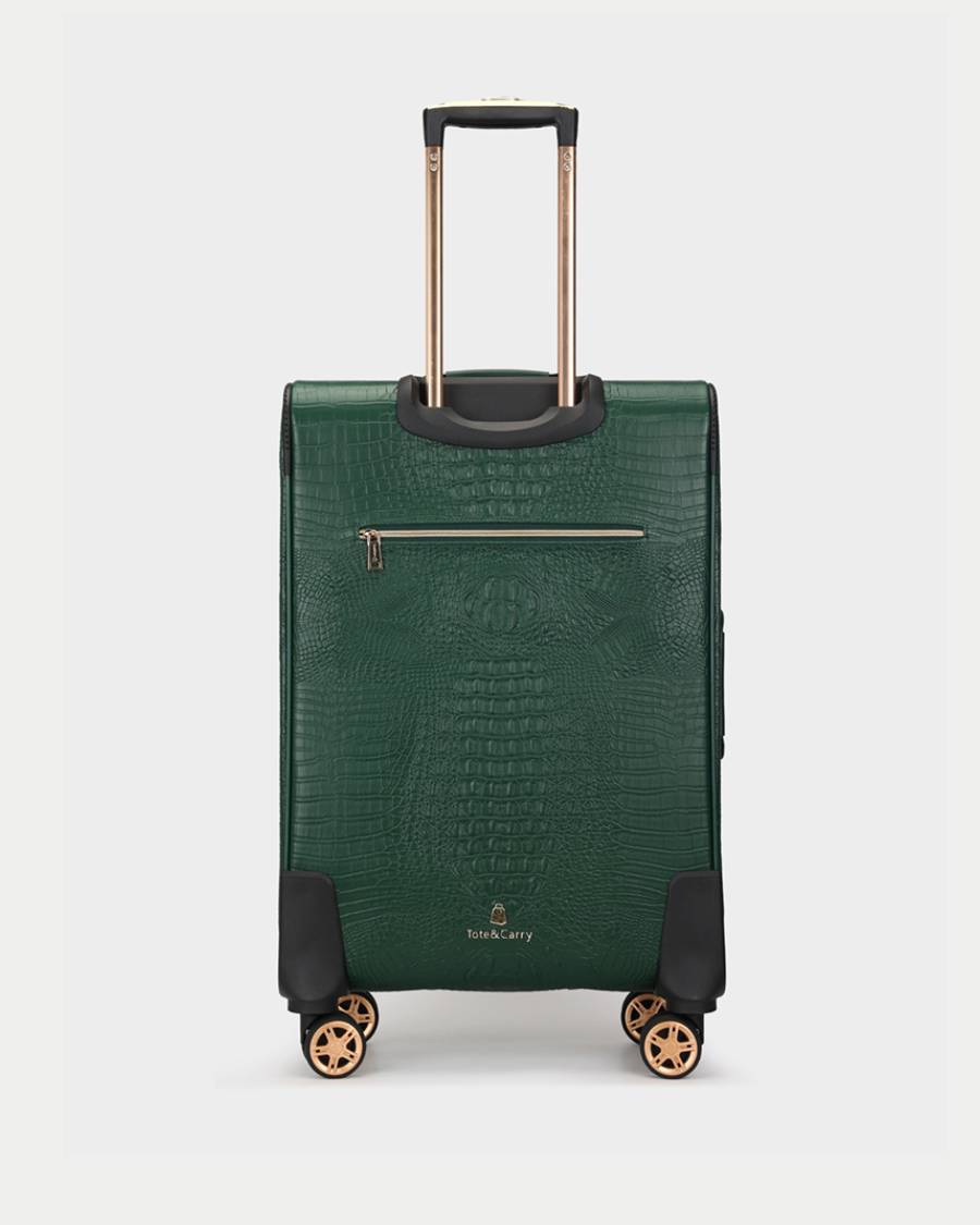 Apollo 2-Piece Luggage Set in Emerald Green - Lightweight Spinner Suitcase for Travel, Business Trips & Vacations | Durable Hardshell Carry-On & Check-In Baggage