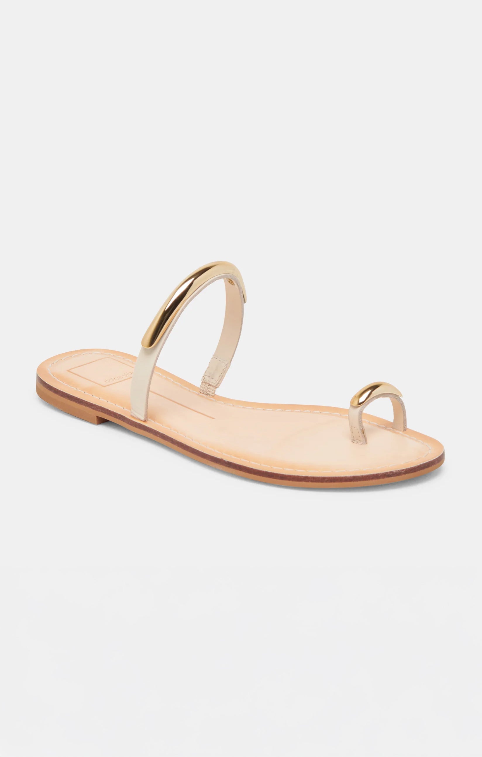 Dolce Vita Women's Wink Strappy Sandals in Bone - Comfortable Summer Casual Shoes for Beach, Vacation & Everyday Wear