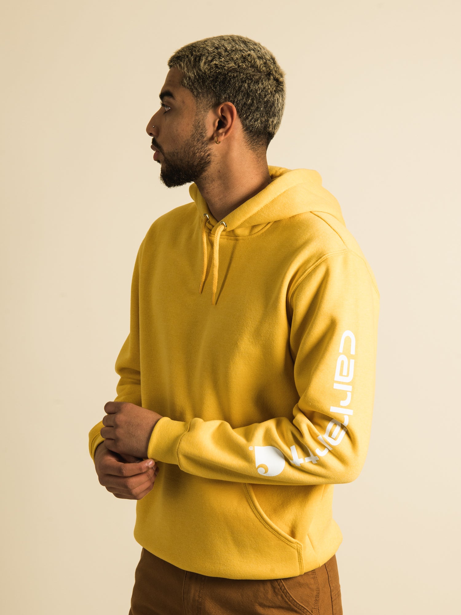 Carhartt Sleeve Pull Over Hoodie - Men's & Women's Heavyweight Fleece Sweatshirt for Work & Outdoor Activities | Clearance Sale