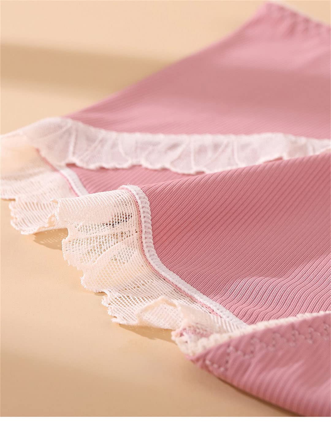 Women's Silk Panties with Cotton Crotch - Sexy Lace Briefs High Waist Underwear with Adorable Bow | Perfect for Valentine's Gift, Romantic Nights & Special Occasions
