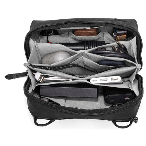 Peak Design Tech Pouch - Premium Travel Organizer for Electronics & Accessories - Perfect for Laptops, Cameras, Phones & Cables - Ideal for Business Trips, Vacations & Daily Commute