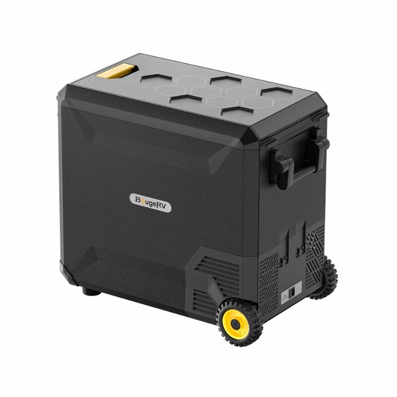 BougeRV ASPEN PRO 12V Dual Zone Portable Refrigerator - Compact Freezer for Camping, Road Trips & RV Travel - Car Fridge for Outdoor Adventures & Home Use
