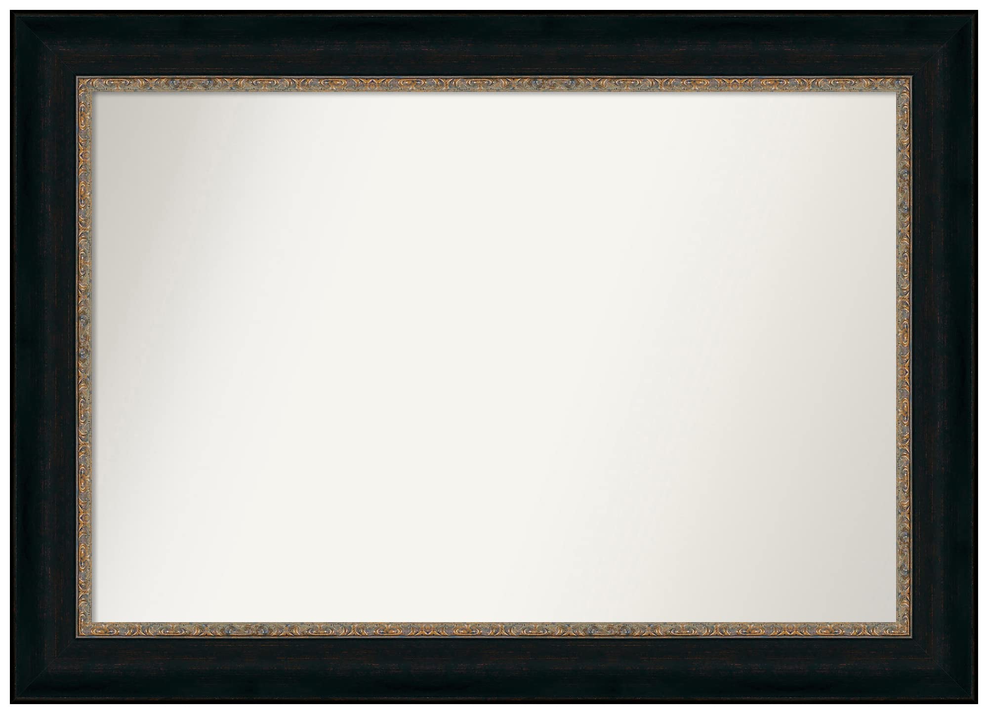 Amanti Art 30.5 x 42.5 Inch Paragon Bronze Bathroom Wall Mirror - Non-Beveled Traditional Vanity Mirror for Sink Area - Handcrafted in Wisconsin USA - Perfect for Powder Rooms, Master Baths & Home Decor