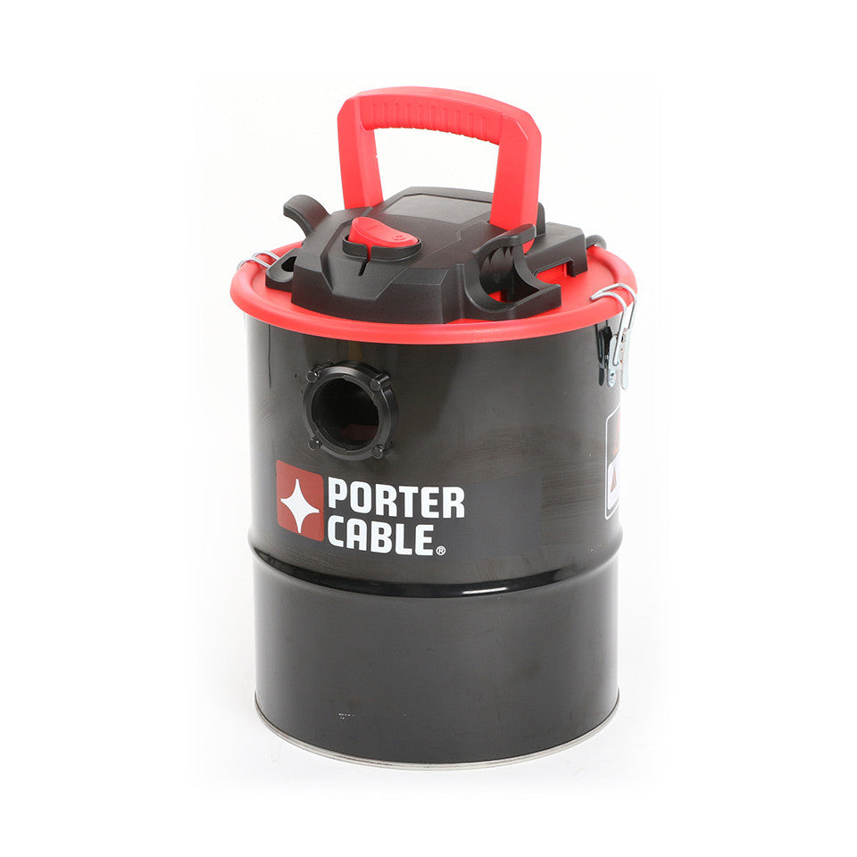 Porter Cable 4 Gallon 4 HP Wet/Dry Ash Vacuum - Powerful Shop Vac for Wood Stove, Fireplace & Workshop Cleaning