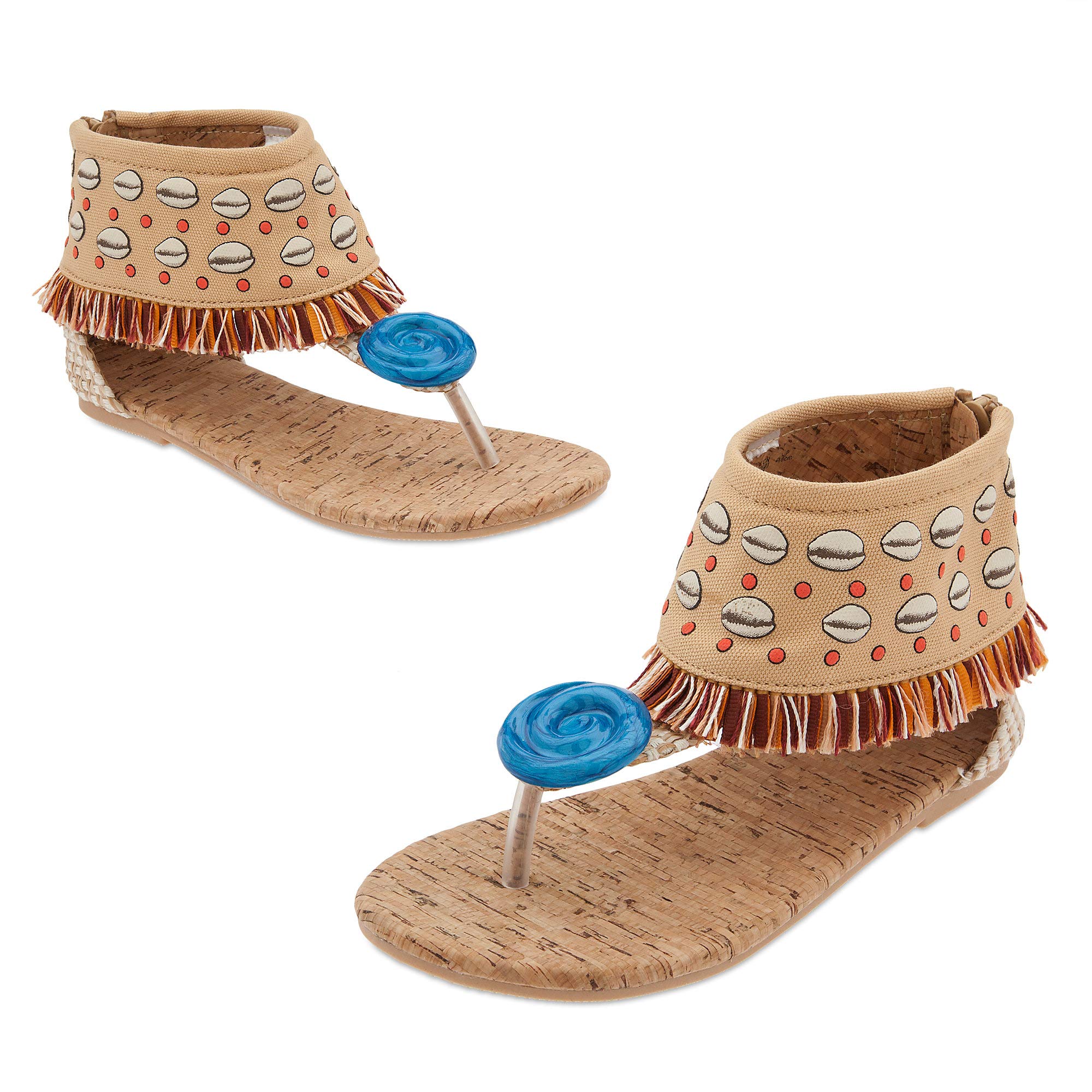 Disney Moana Kids Costume Shoes - Waterproof & Comfortable for Halloween Dress Up, Cosplay, and Themed Parties