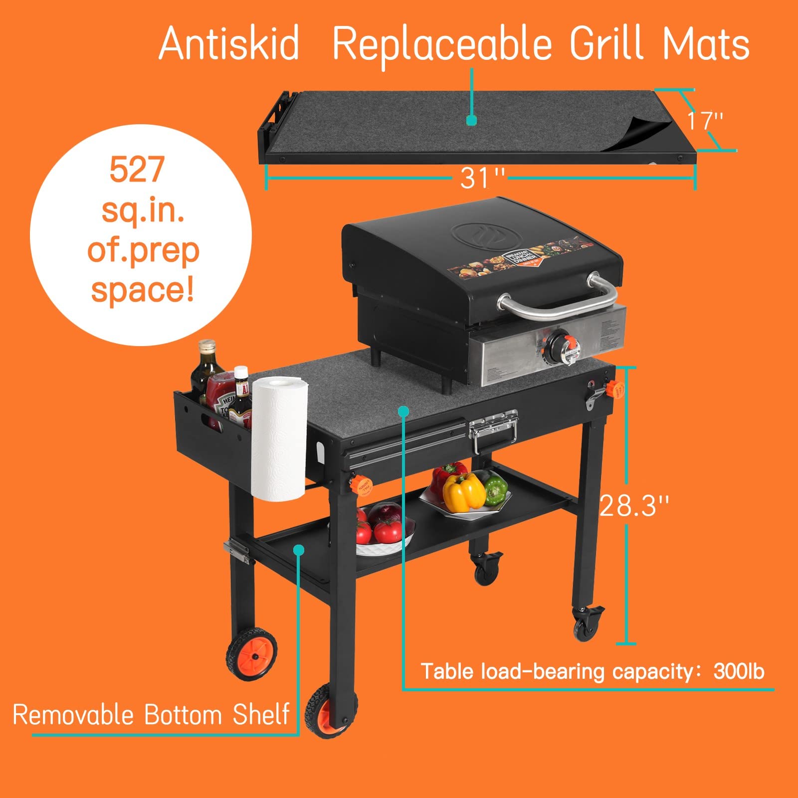 Portable Blackstone Griddle Stand - 17