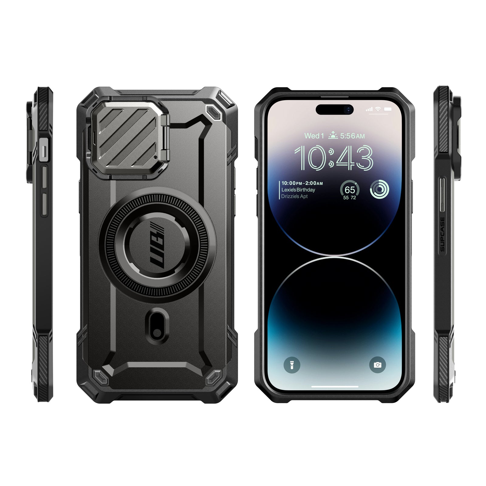 iPhone 14 Case 6.1 Inch - Unicorn Beetle MAG XT Protective Cover with MagSafe Compatibility & Camera Lens Protector - Shockproof & Slim Design - Perfect for Everyday Use, Travel & Outdoor Activities